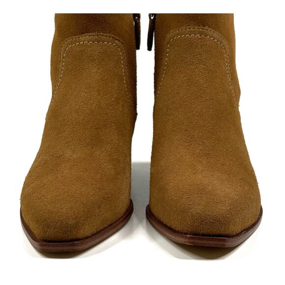 Cole Haan Naia Womens Brown Suede Booties Ankle Boots Size7B W32260 New - Picture 3 of 11